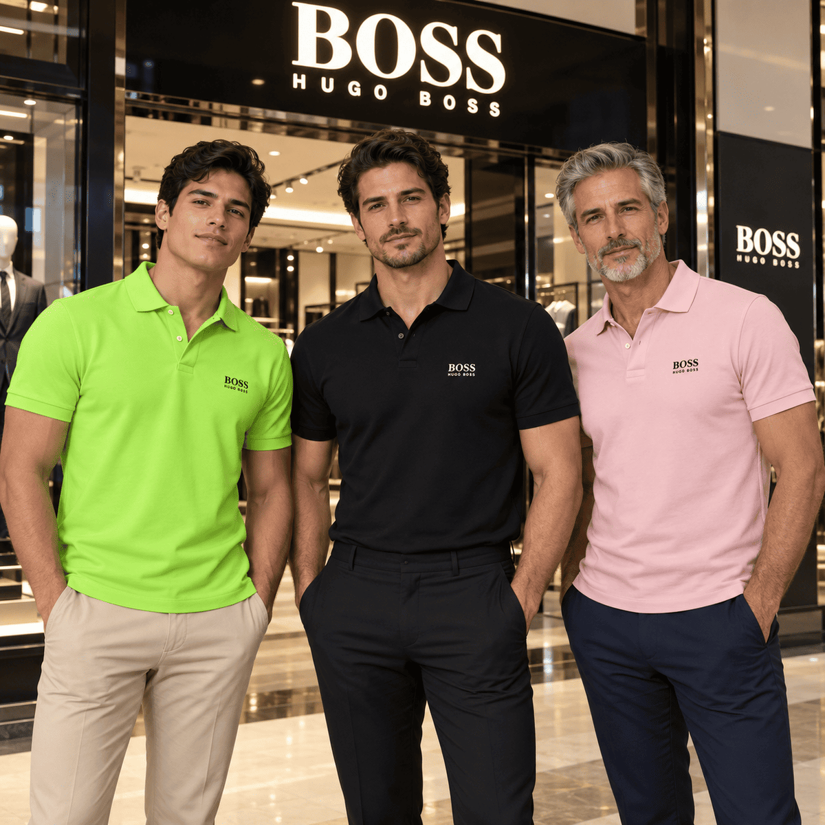 PACK 3 POLOS HUGO BOSS - EDICIÓN PREMIUM | 70% DE DESCUENTO SOLO HOY | PAGA AL RECIBIR