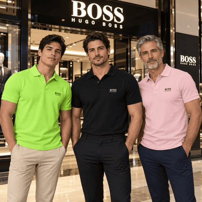 PACK 3 POLOS HUGO BOSS - EDICIÓN PREMIUM | 70% DE DESCUENTO SOLO HOY | PAGA AL RECIBIR
